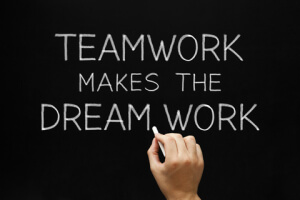 Teamwork is a key ingredient for full-time voiceover talent success!